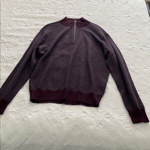 Peter Millar Maroon Knit Pullover